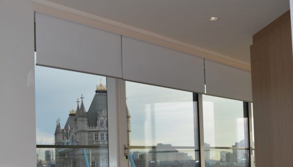 one-tower-bridge-blind-lowered Tower Bridge Blinds Lowered